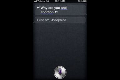 Is Siri on iPhone 4S Anti-Abortion?