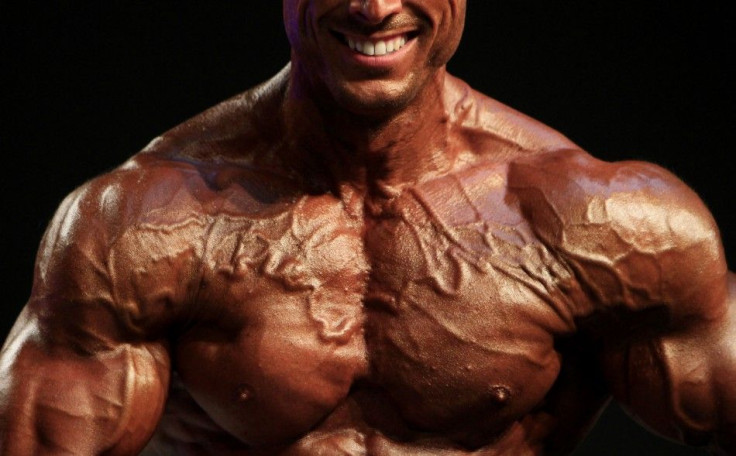 Ruben Arzu the naked, 21-stone body builder has been booked into West Valley Detention Center in Rancho Cucamonga, California with his bail set at $1million(£640,000).