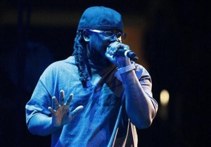 Singer T-Pain performs in concert during the F.A.M.E. Tour in Los Angeles October 20, 2011.