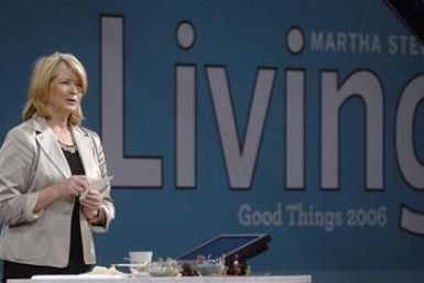 Martha Stewart speaks to the audience at her trade show, called &#039;&#039;Good Things&#039;&#039;, in New York September 30, 2006.