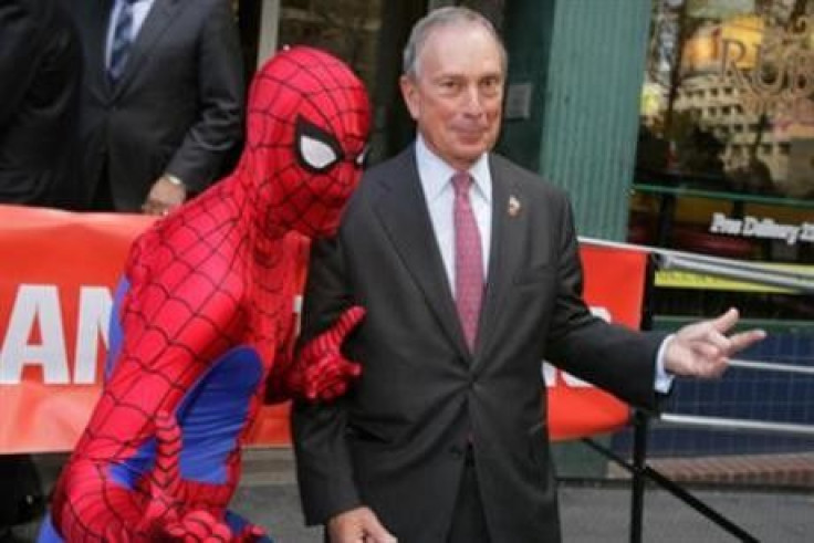 Bloomberg, Spider-Man fight New York unemployment