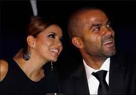 Former celebrity couple Eva Longoria and husband Tony Parker