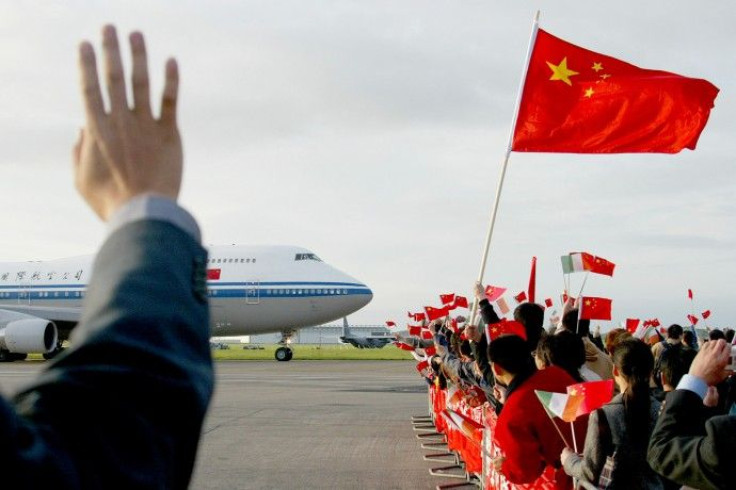  China's Premier Wen Jiabao's aircraft departing Shannon Airport