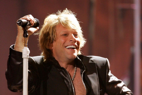 Jon Bon Jovi  performing at the 2005 World Music Awards.