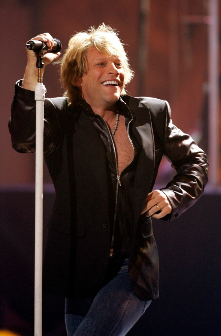 Jon Bon Jovi  performing at the 2005 World Music Awards.