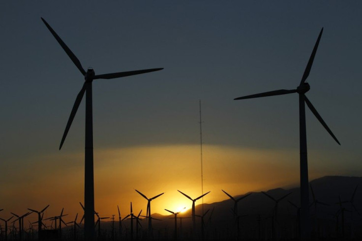 Wind Turbines In Desert Hot Springs, Calif., On July 11, 2011