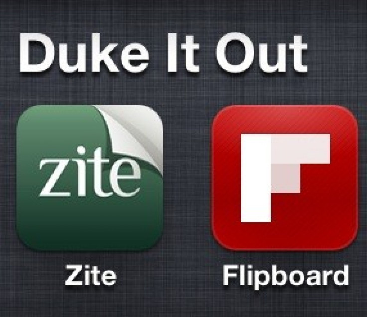 Personalized magazine apps Zite and Flipboard are built on similar ideas, but provide very different experiences on the iPhone.