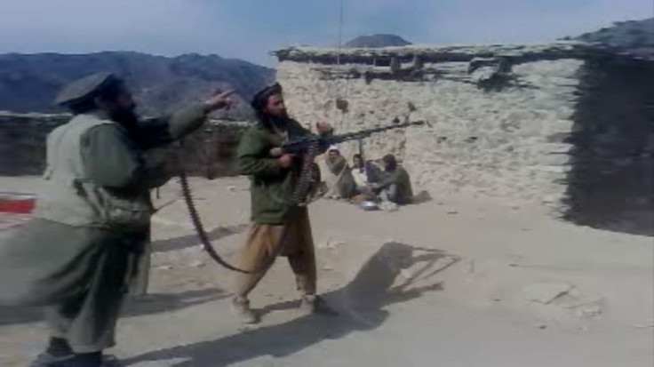 Undated image taken from a video recording provided by the Pakistan Taliban