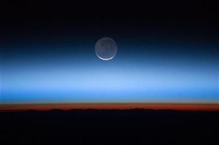 NASA undated handout image of the moon was photographed by the Expedition 28 crew aboard the International Space Station.