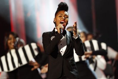 Janelle Monae performs during the annual Nobel Peace Prize Concert in Oslo 