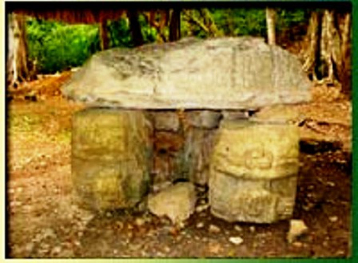 Waka altar used by the ancient Maya