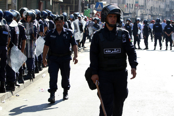 Jordan Police At A Demonstration