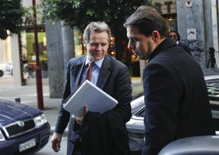 IMF&#039;s Chief of Mission Thomsen arrives at the finance ministry in Athens