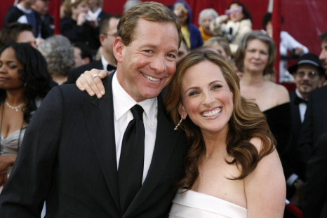 Actors Marlee Matlin and Steve Guttenberg pose as they arrive at the 80th annual Academy Awards in Hollywood