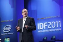 Intel CEO Paul Otellini speaks during his keynote address at the Intel Developers Forum in San Francisco