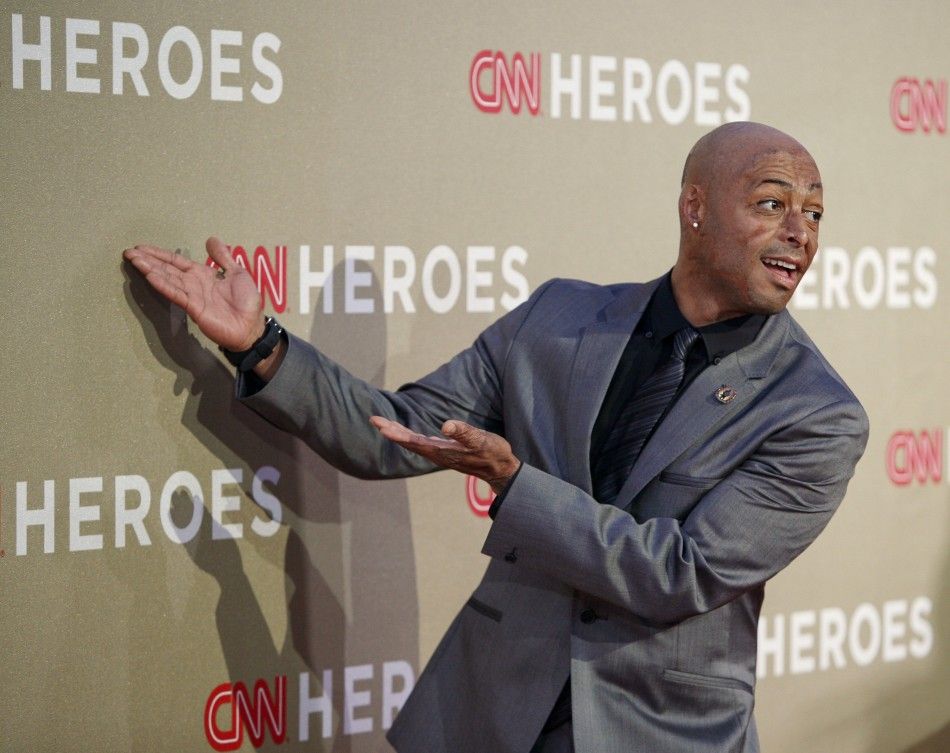 Actor and former U.S. Army soldier Martinez arrives at the CNN Heroes An All-Star Tribute event at the Shrine Auditorium in Los Angeles