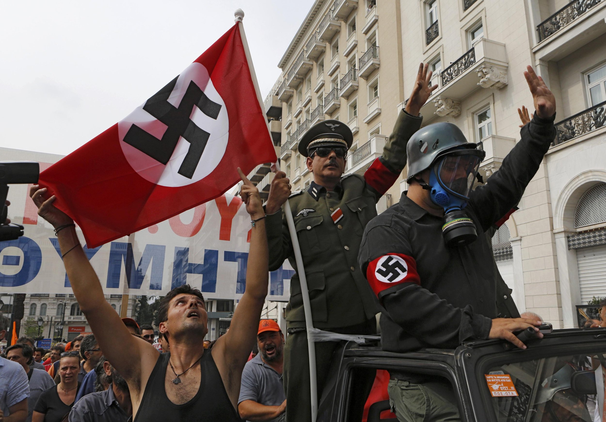 Athens Protesters Against Merkel Visit