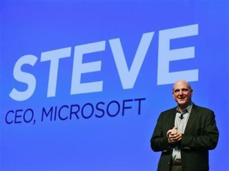 Microsoft CEO Steve Ballmer