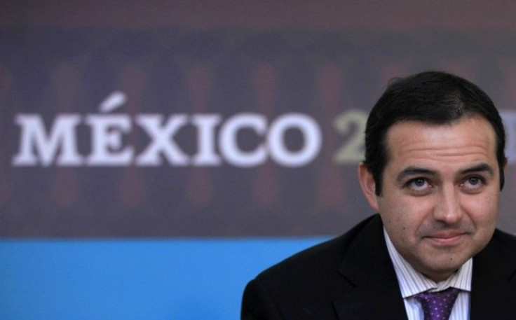 Mexico's Finance Minister Cordero attends a news conference in Mexico City
