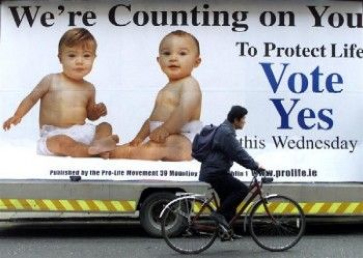Anti-Abortion Sign in Ireland