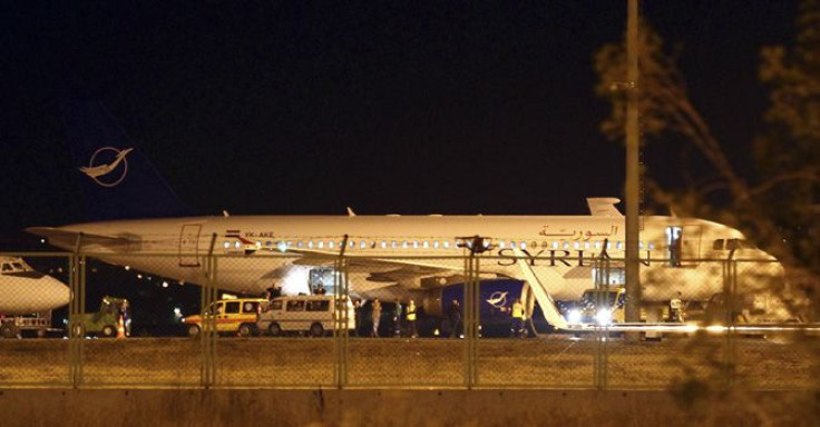 Syrian plane in Turkey