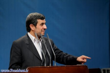 Iranian President Mahmoud Ahmadinejad