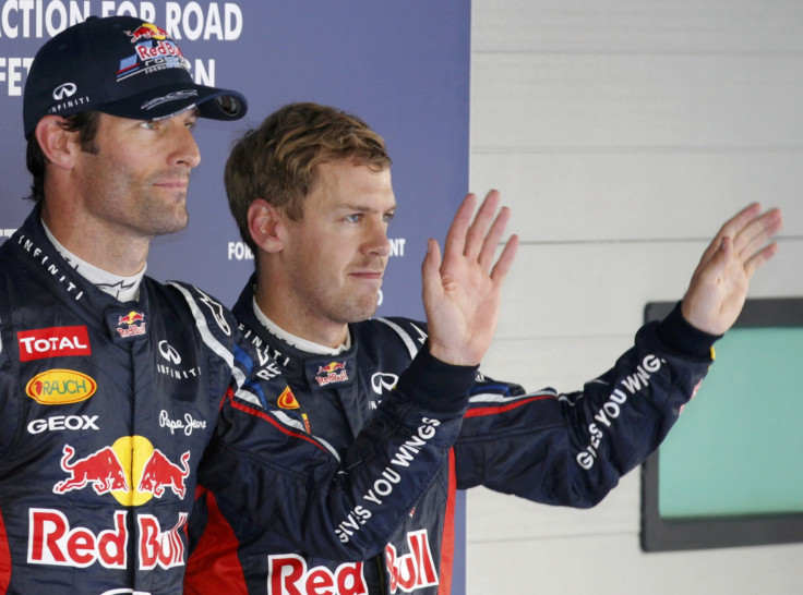 Mark Webber and Sebastian Vettel