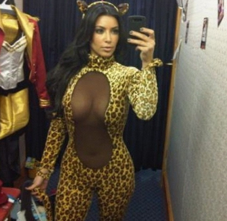 Kim Kardashian Leopard Halloween costumer