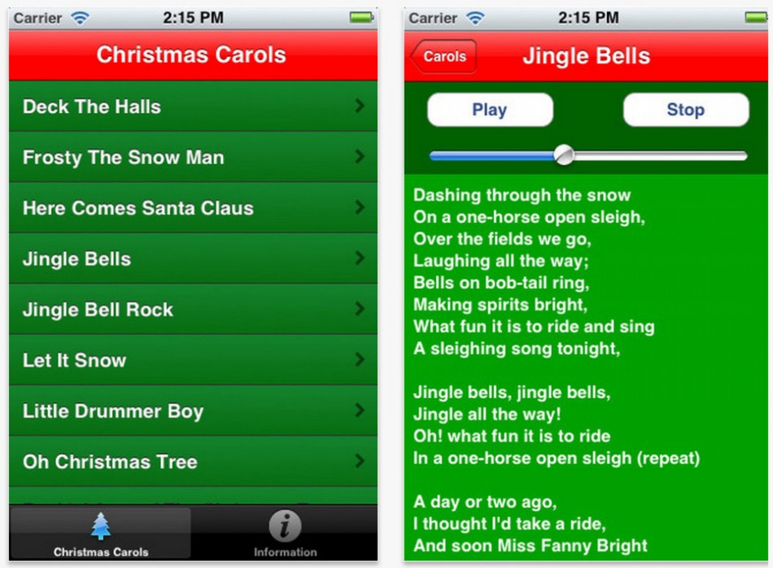 Christmas Carols Karaoke