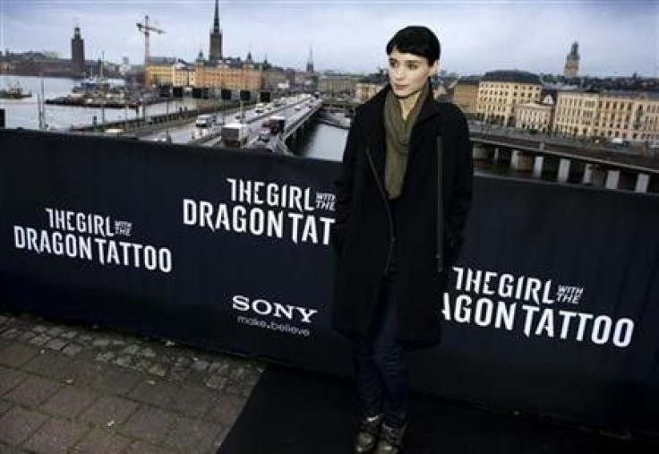 Actress Rooney Mara poses during a press meeting in Stockholm