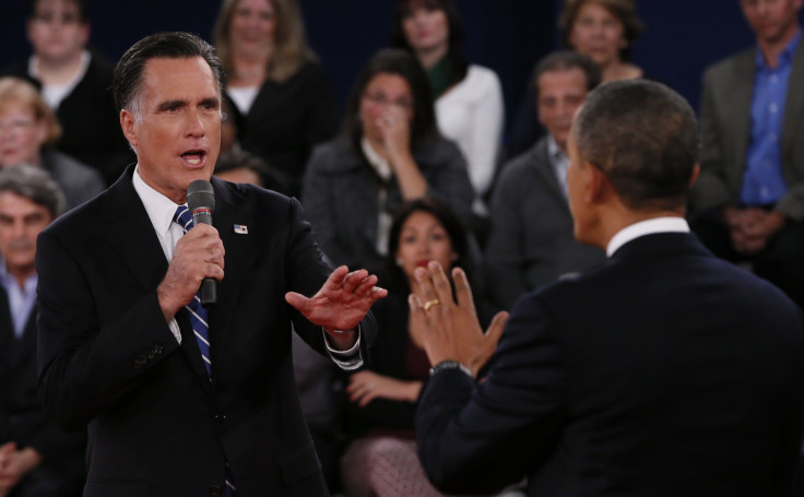 Romney And Obama Presidential Debate