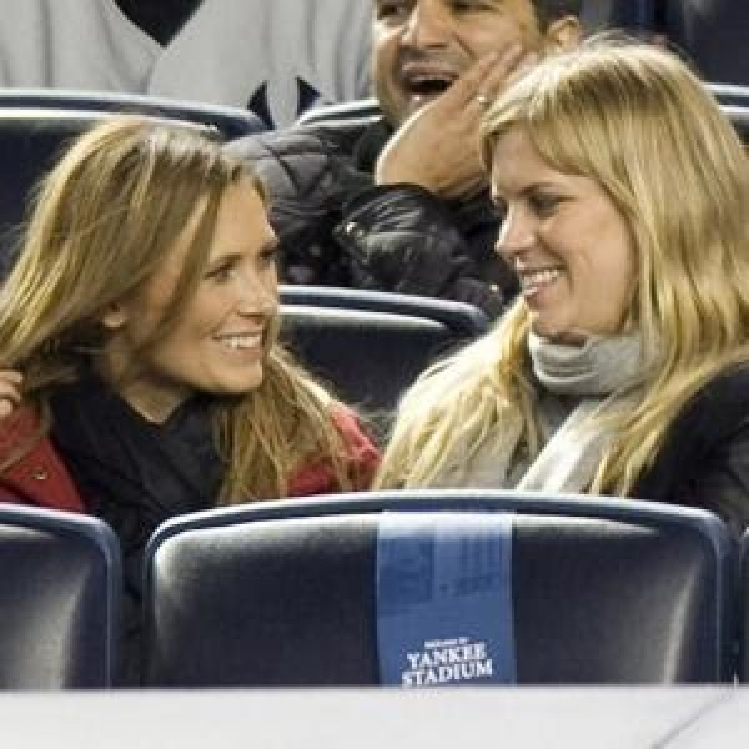Kyna Treacy and Kate Quinn at the Yankee Game