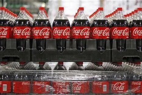 Bottles of Coca-Cola, which will be delivered to stores, are seen in a warehouse at the Swire Coca-Cola facility in Draper, Utah