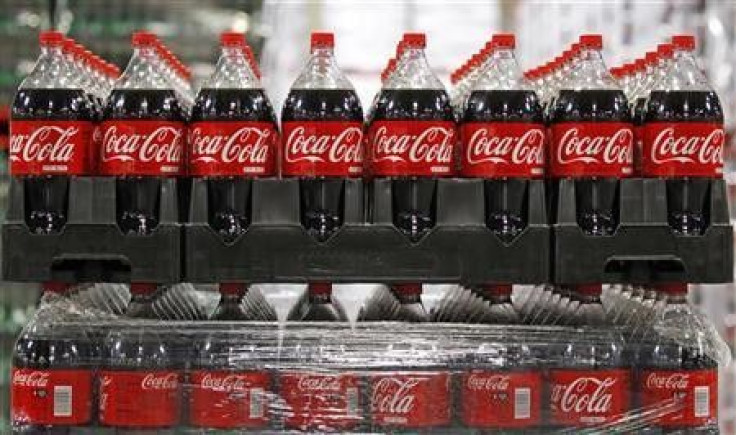 Bottles of Coca-Cola, which will be delivered to stores, are seen in a warehouse at the Swire Coca-Cola facility in Draper, Utah