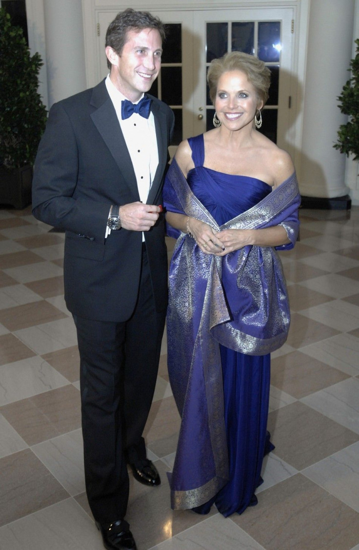 Katie Couric and Brooks Perlin