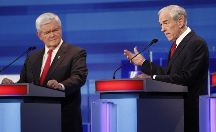 Newt Gingrich and Ron Paul