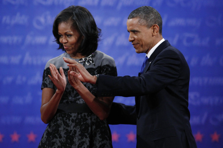 U.S. First Lady Michelle Obama And President Barack Obama