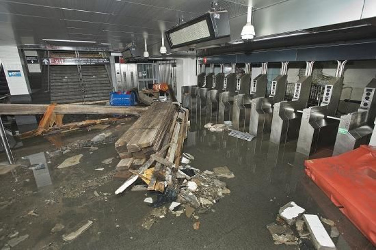 South Ferry Subway Station, New York City, After Superstorm Sandy