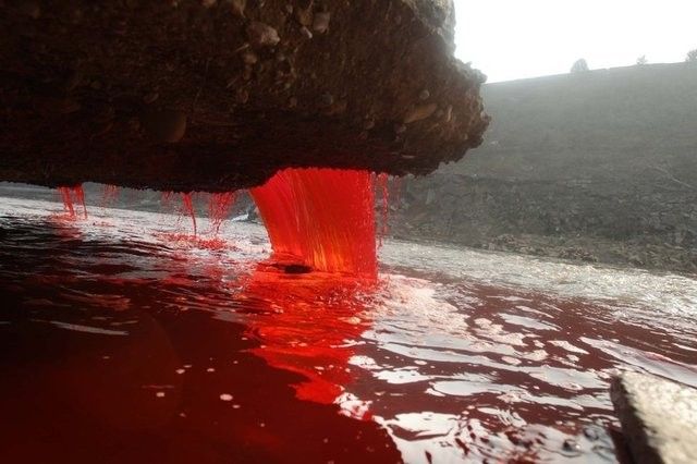Chinese River Turns Blood-Red