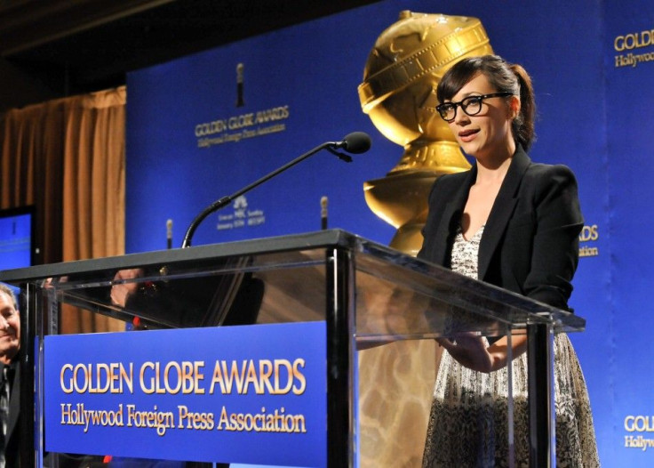 Actress Rashida Jones speaks during the announcements for the nominations for the 69th Annual Golden Globe Awards in the Beverly Hills, California