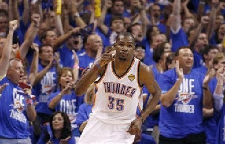 Thunder superstar Kevin Durant seeks his fourth straight scoring title this season. to Watch Online, Preview, Prediction