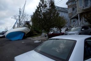 Sandy 1 Nov 2012 Great Kills NY girl yacht 2