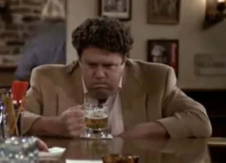 George Wendt as Norm Peterson on "Cheers"
