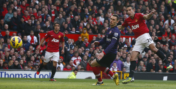 Manchester United 2-1 Arsenal: Highlights, Robin van Persie Powers United Ahead of Gunners