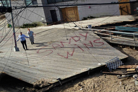 Hurricane Sandy: Rockaway Scene