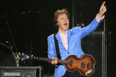 Former Beatle Paul McCartney