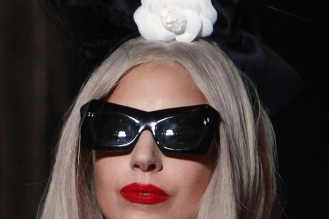 Singer Lady Gaga appears at a ribbon cutting ceremony of Gaga's Workshop