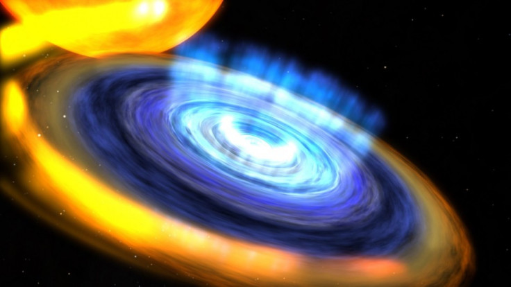 Artist&#039;s Rendering of Black Hole IGR J17091-3624