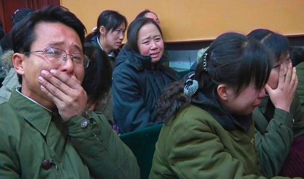 North Korean Citizens Mourn Kim Jong Il