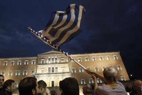 Greece protest flag 7 Nov 2012 2